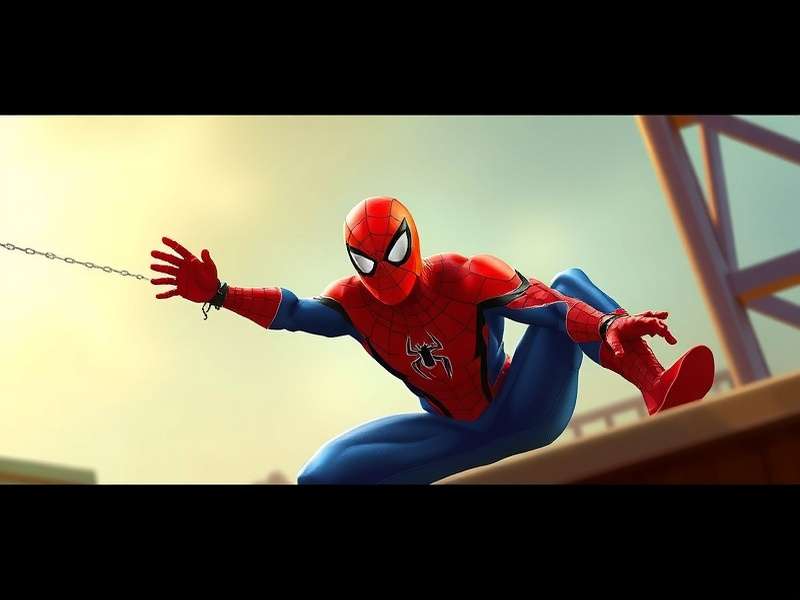 Spider Man facing Venom in the game storyline