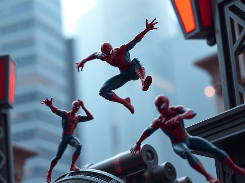 Rare vintage Spider-Man toy collection including 1970s Mego figures and prototype packaging