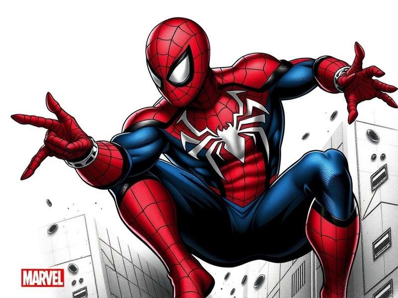 Spider-Man Miles Morales drawing tutorial step-by-step