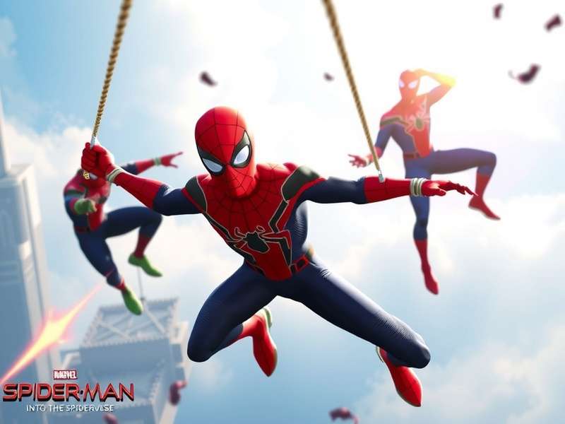 Breakdown of Spider-Verse characters including Miles Morales, Spider-Gwen, and Spider-Man Noir