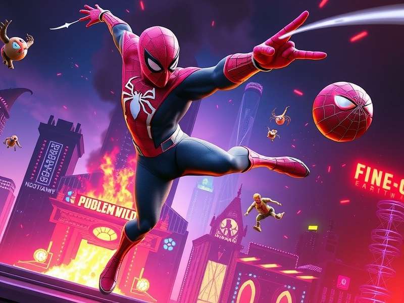 Miles Morales in his homemade suit during the final battle