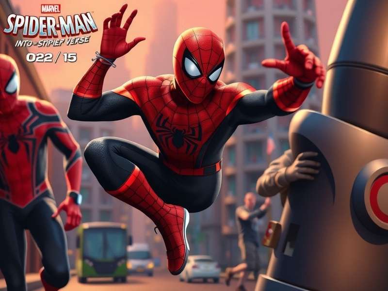 Spider-Man: Into the Spider-Verse official movie poster featuring Miles Morales and multiple Spider-People