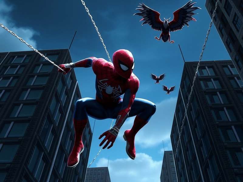 Spider-Man 3 PS3 Game Cover Art showing Spider-Man in black suit on building