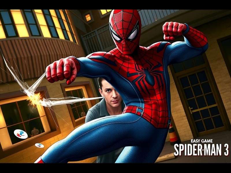 Spider-Man 3 Game Black Suit Action Scene