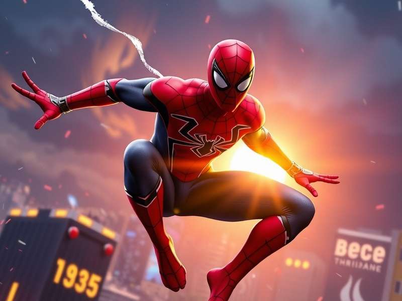 All Spider-Verse characters together in a dynamic 4K group shot