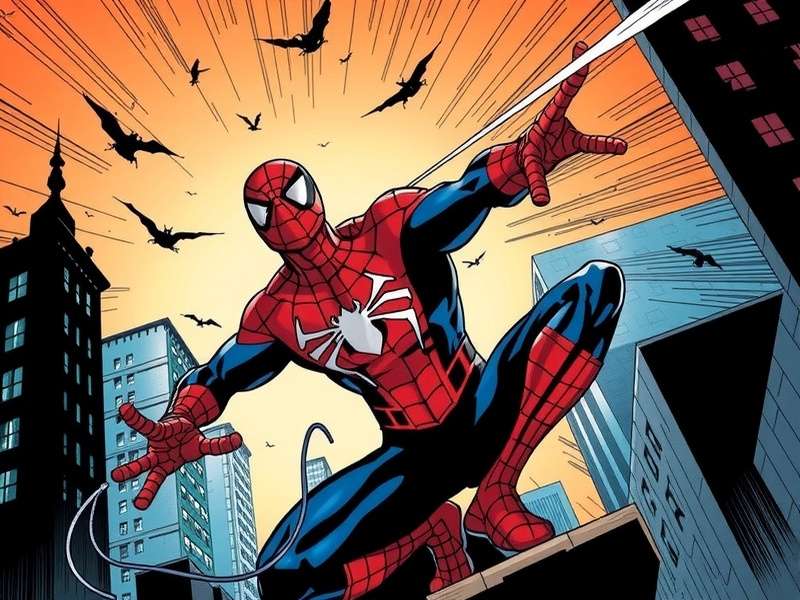 Vintage Spider-Man comic books spread out showcasing iconic covers from different eras