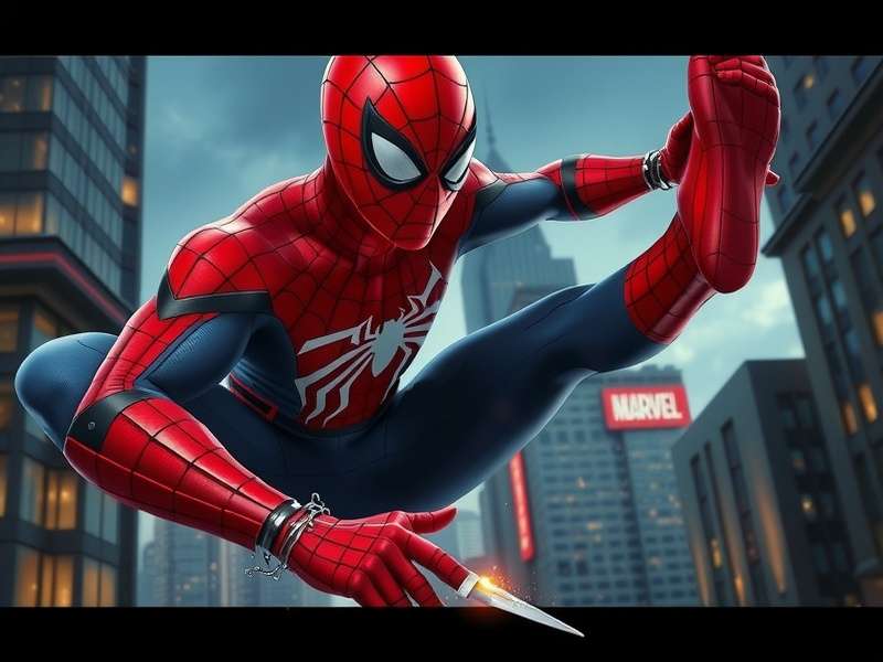 Teaser art for the upcoming Spider-Man movie showing multiple Spider-Peples in a dynamic pose