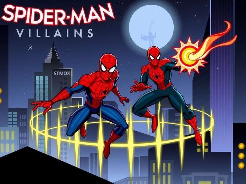 Green Goblin menacingly hovering on glider