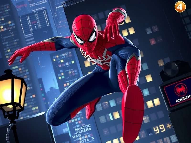 Collage of Spider Man images from various games and movies