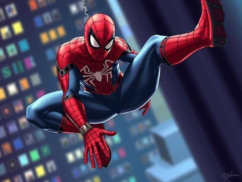 Spider Man combat against multiple enemies