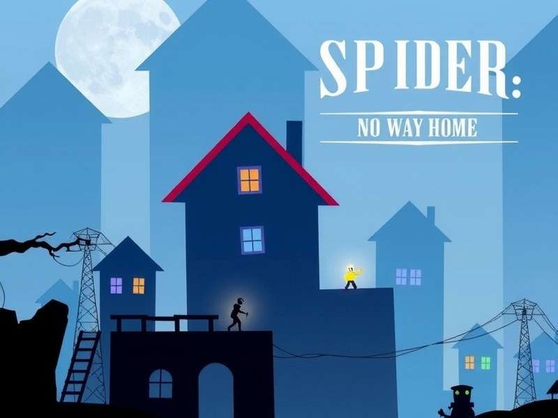 Three Spider-Men - Tobey Maguire, Andrew Garfield, and Tom Holland - standing back to back in No Way Home