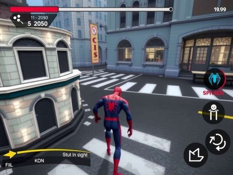 Spider-Man swinging through New York City on PS5 with stunning visuals