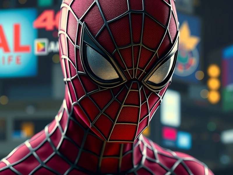 Collage of Spider-Man masks from different eras and universes