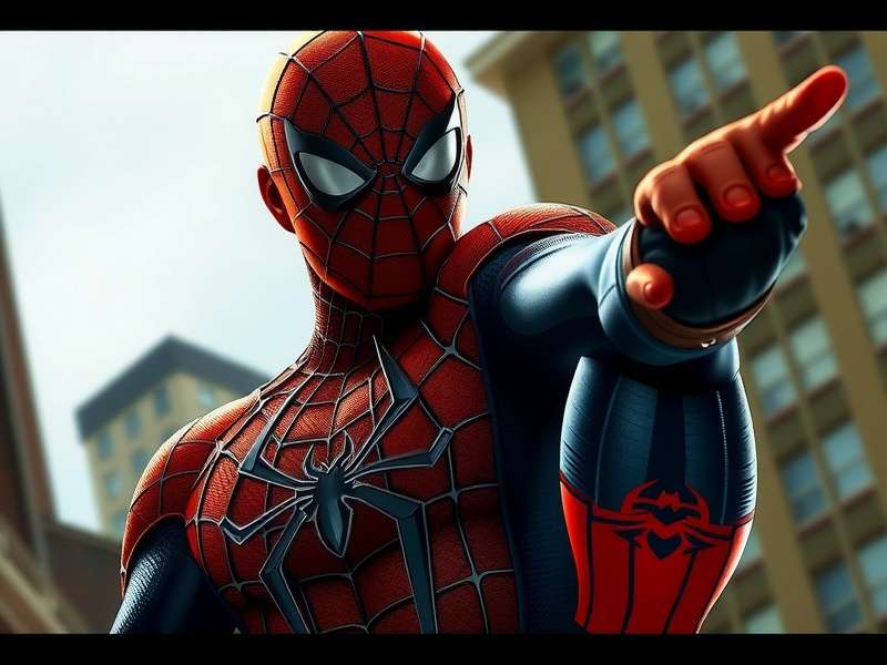 Tobey Maguire as Spider-Man in the iconic black suit from Spider-Man 3