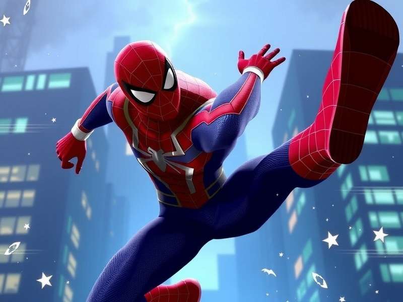 Spider Man Miles Morales Steam gameplay screenshot showing Miles swinging in New York