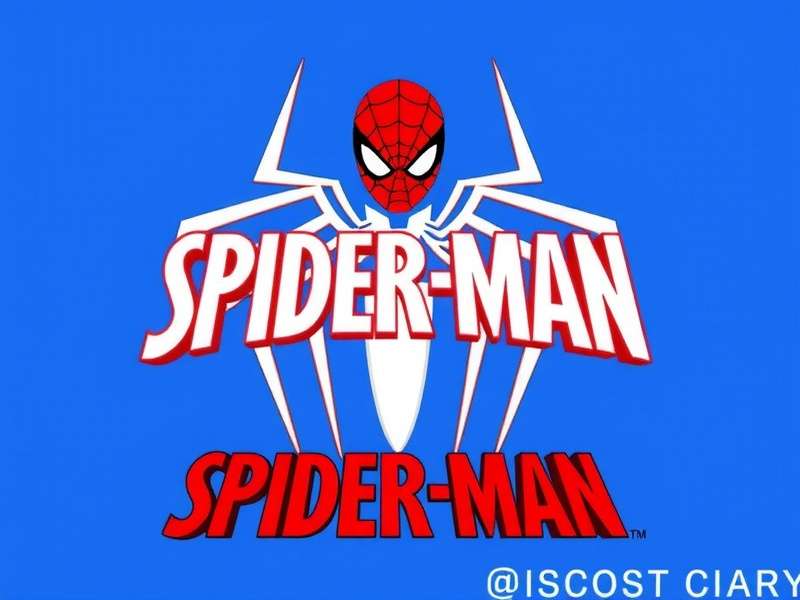 Evolution of Spider-Man logos from 1960s to modern day