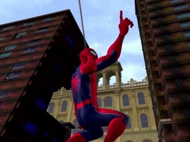 Spider Man 3 Sandman – Flint Marko towering sand form boss battle scene