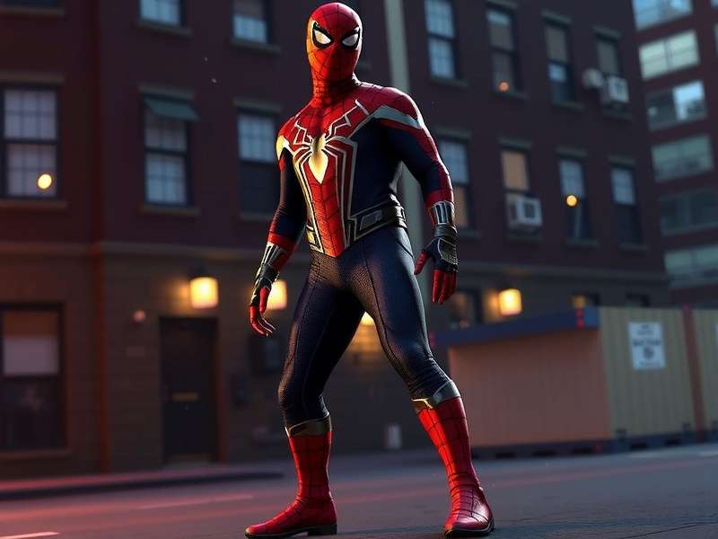 Spider Man Costume collection featuring red-blue, Iron Spider, Symbiote, and Spider-Verse suits