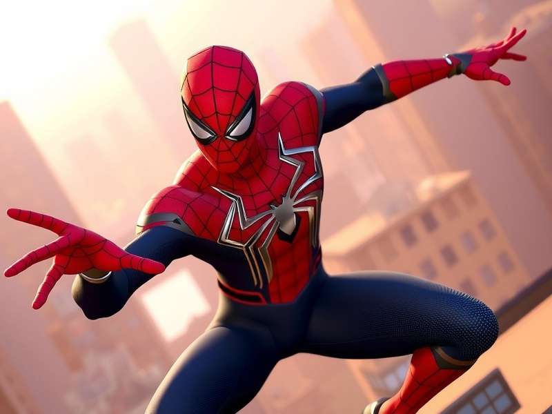 Spider Man Miles Morales PS4 action scene in Harlem with venom glow